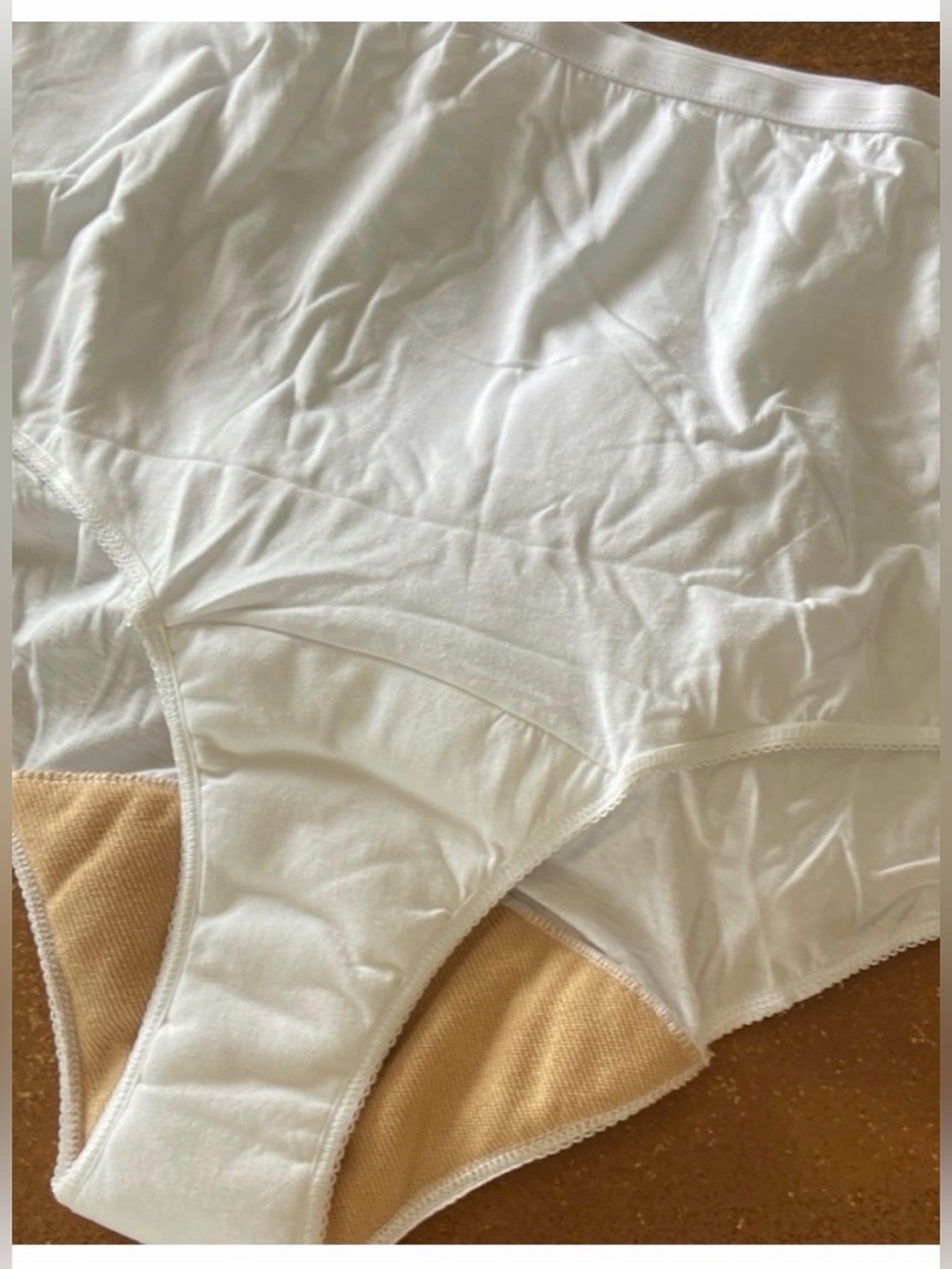 New Cotton Incontinence Briefs panties 
2 Pack comfort choice plus 12 5X white